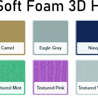 Stahls' CAD-CUT Soft Foam Heat Transfer Vinyl - 3D HTV - smooth and textured options 20x12 inch sheet