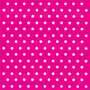 Magenta with white polka dots craft  vinyl - HTV -  Adhesive Vinyl -  hot pink polka dot pattern   HTV9