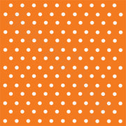 Orange with white polka dots craft  vinyl - HTV -  Adhesive Vinyl -  polka dot pattern   HTV15