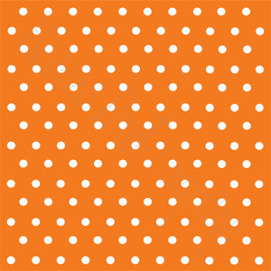 Orange with white polka dots craft  vinyl - HTV -  Adhesive Vinyl -  polka dot pattern   HTV15