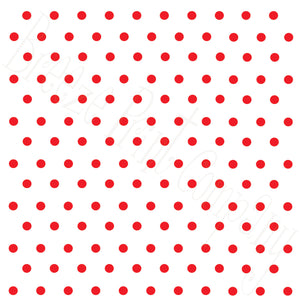 White with red polka dots craft  vinyl - HTV -  Adhesive Vinyl -  polka dot pattern   HTV23