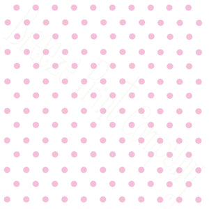 White with light pink polka dots craft  vinyl - HTV -  Adhesive Vinyl -  polka dot pattern   HTV24