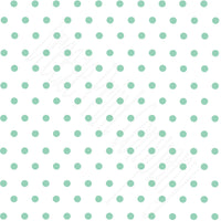 White with mint polka dots craft  vinyl - HTV -  Adhesive Vinyl -  polka dot pattern   HTV32