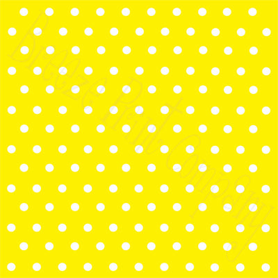 Yellow with white polka dots craft  vinyl - HTV -  Adhesive Vinyl -  polka dot pattern   HTV16