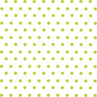 White with lime polka dots craft  vinyl - HTV -  Adhesive Vinyl -  polka dot pattern   HTV17