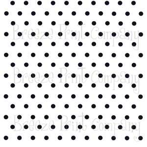 White with black polka dots craft  vinyl - HTV -  Adhesive Vinyl -  polka dot pattern   HTV19