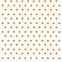 White with orange polka dots craft  vinyl - HTV -  Adhesive Vinyl -  polka dot pattern   HTV21