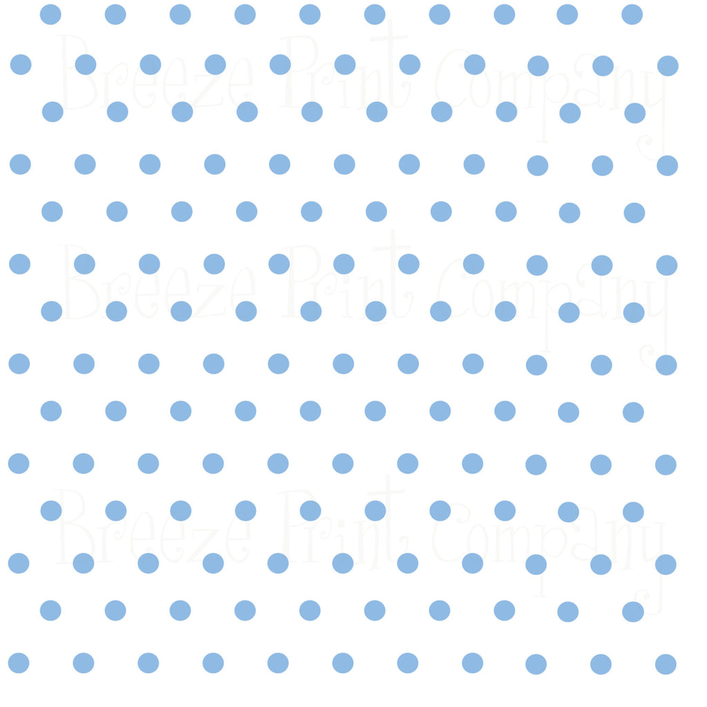 baby blue and white polka dot background