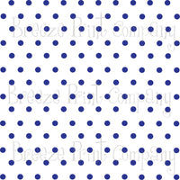White with blue polka dots craft  vinyl - HTV -  Adhesive Vinyl -  polka dot pattern   HTV28