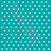 Teal with white polka dots craft  vinyl - HTV -  Adhesive Vinyl -  polka dot pattern   HTV30