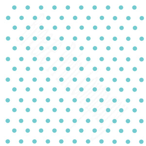 White with aqua polka dots craft  vinyl - HTV -  Adhesive Vinyl -  polka dot pattern   HTV33