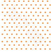 White with peach polka dots craft  vinyl - HTV -  Adhesive Vinyl -  polka dot pattern   HTV36