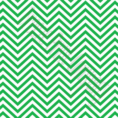 Green chevron craft  vinyl - HTV -  Adhesive Vinyl -  kelly green and white zig zag pattern   HTV54