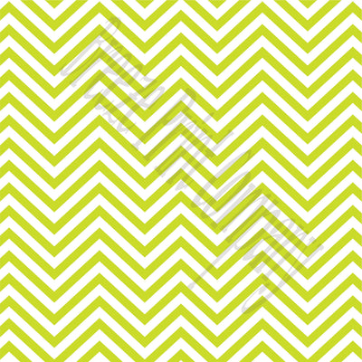 Lime chevron craft  vinyl - HTV -  Adhesive Vinyl -  lime green and white zig zag pattern   HTV46