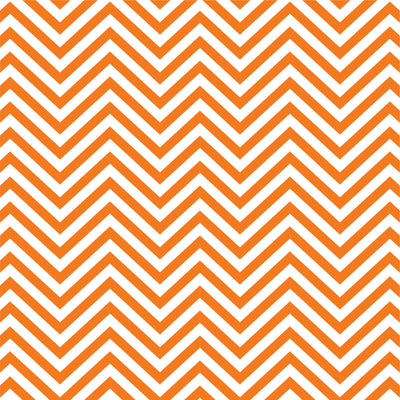 Orange chevron craft  vinyl - HTV -  Adhesive Vinyl -  orange and white zig zag pattern   HTV50