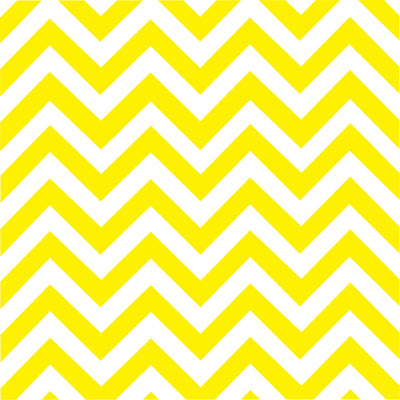 Yellow chevron craft  vinyl - HTV -  Adhesive Vinyl -  yellow and white large zig zag pattern   HTV126