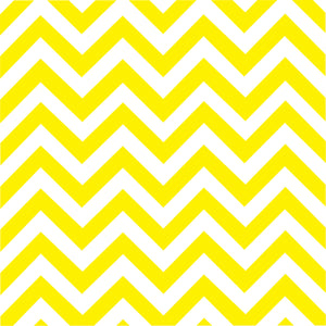 Yellow chevron craft  vinyl - HTV -  Adhesive Vinyl -  yellow and white large zig zag pattern   HTV126