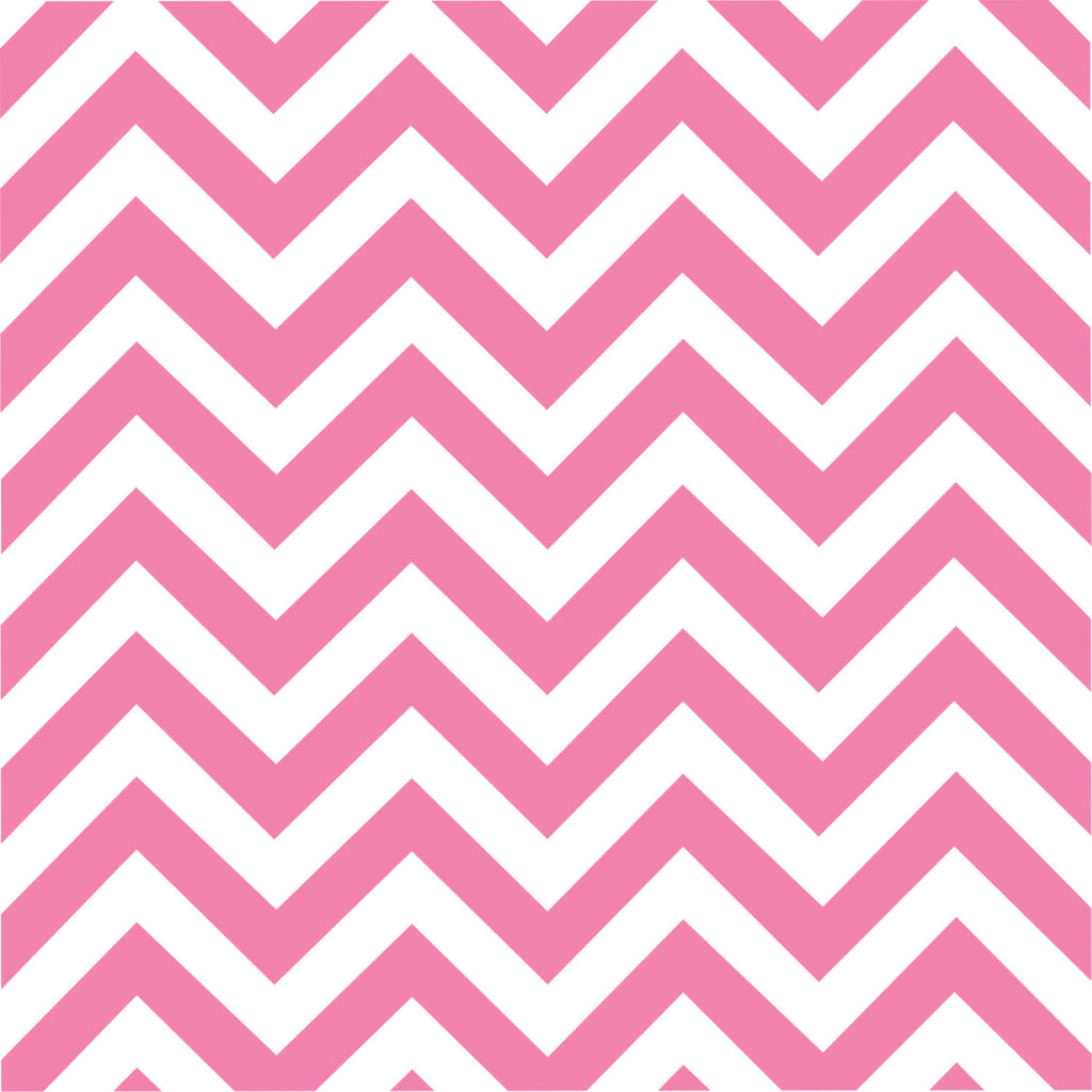 Pink chevron craft  vinyl - HTV -  Adhesive Vinyl -  medium pink and white large zig zag pattern   HTV100