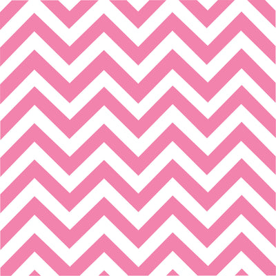 Pink chevron craft  vinyl - HTV -  Adhesive Vinyl -  medium pink and white large zig zag pattern   HTV100