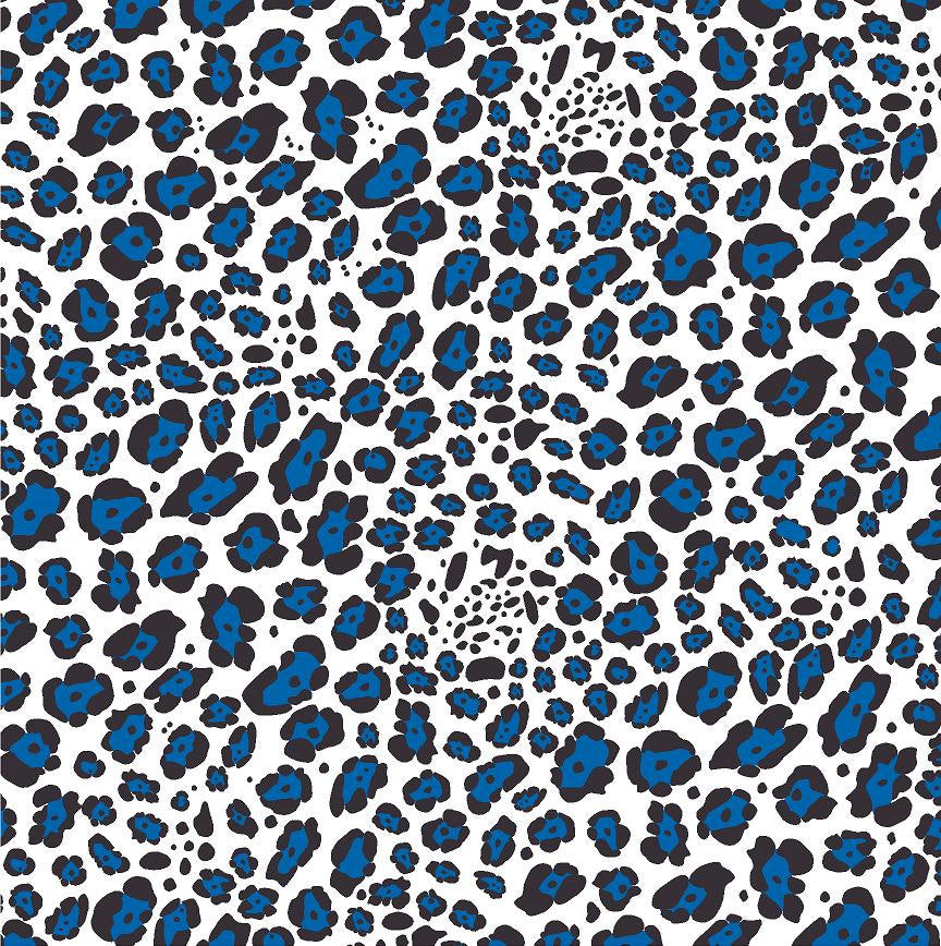 Cheetah Print Glitter Vinyl (18″ x 54″) – Blue – My Handmade Space