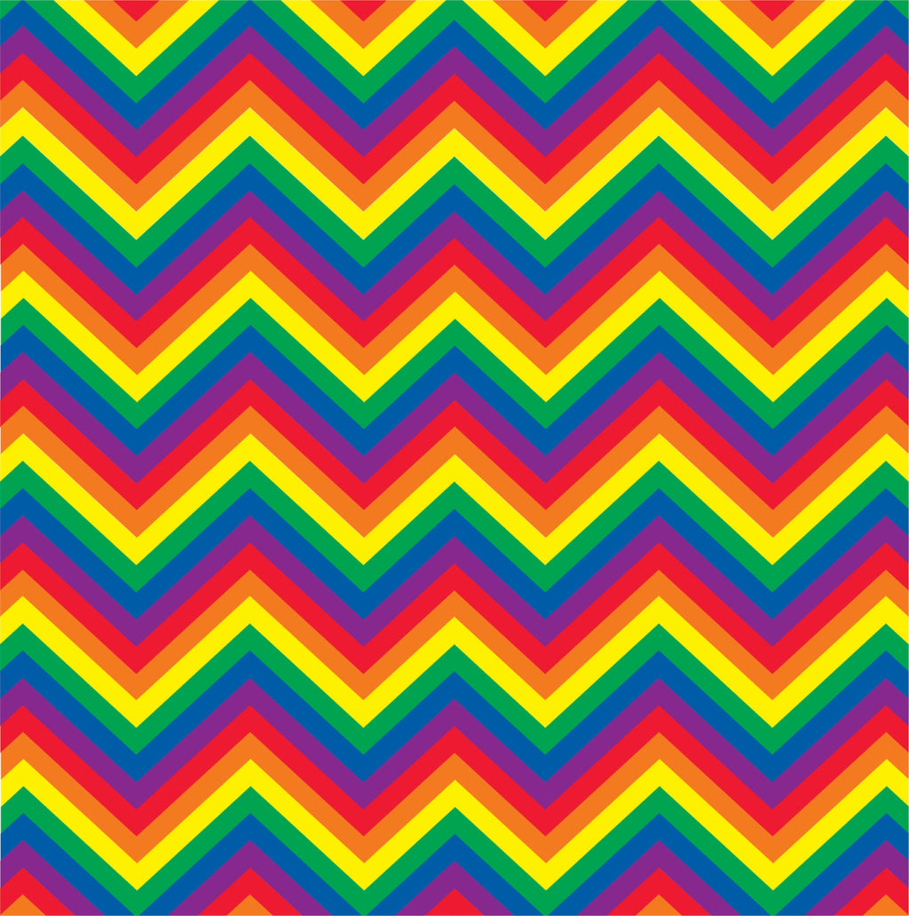 Rainbow stripe craft vinyl sheet - HTV - Adhesive Vinyl - mini