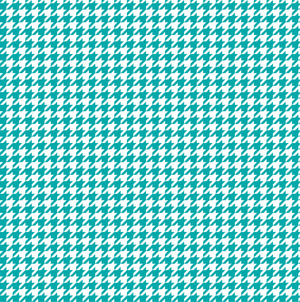 Teal houndstooth craft  vinyl sheet - HTV -  Adhesive Vinyl -  teal and white pattern vinyl  HTV 401