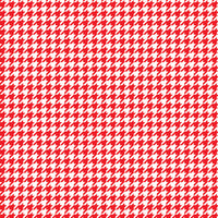 Red houndstooth craft  vinyl sheet - HTV -  Adhesive Vinyl -  Red and white pattern vinyl  HTV423
