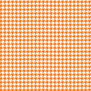 Orange houndstooth craft  vinyl sheet - HTV -  Adhesive Vinyl -  Orange and white pattern vinyl  HTV420