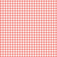 Coral houndstooth craft  vinyl sheet - HTV -  Adhesive Vinyl -  coral and white pattern vinyl  HTV406 - Breeze Crafts