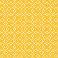 Yellow gold quatrefoil craft  vinyl - HTV -  Adhesive Vinyl -  yellow-orange and white pattern vinyl HTV564