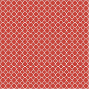 Brick red quartrefoil craft  vinyl - HTV -  Adhesive Vinyl -  dark red burgundy and white pattern vinyl HTV554 - Breeze Crafts