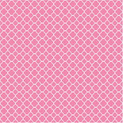 Pink quatrefoil craft  vinyl - HTV -  Adhesive Vinyl -  medium pink and white pattern vinyl HTV522