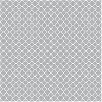 Gray quatrefoil craft  vinyl - HTV -  Adhesive Vinyl -  grey and white pattern vinyl HTV517 - Breeze Crafts
