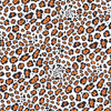 Orange leopard pattern vinyl sheet - HTV -  Adhesive Vinyl -  orange, white and black pattern vinyl  Halloween