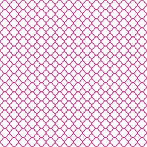 Magenta quatrefoil craft  vinyl - HTV - Adhesive Vinyl - hot pink dark pink magenta pink with white clover quatrefoil pattern vinyl HTV540