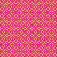 Magenta and lime quatrefoil pattern vinyl - HTV - Adhesive Vinyl - dark magenta pink  with lime green clover quatrefoil pattern vinyl HTV526