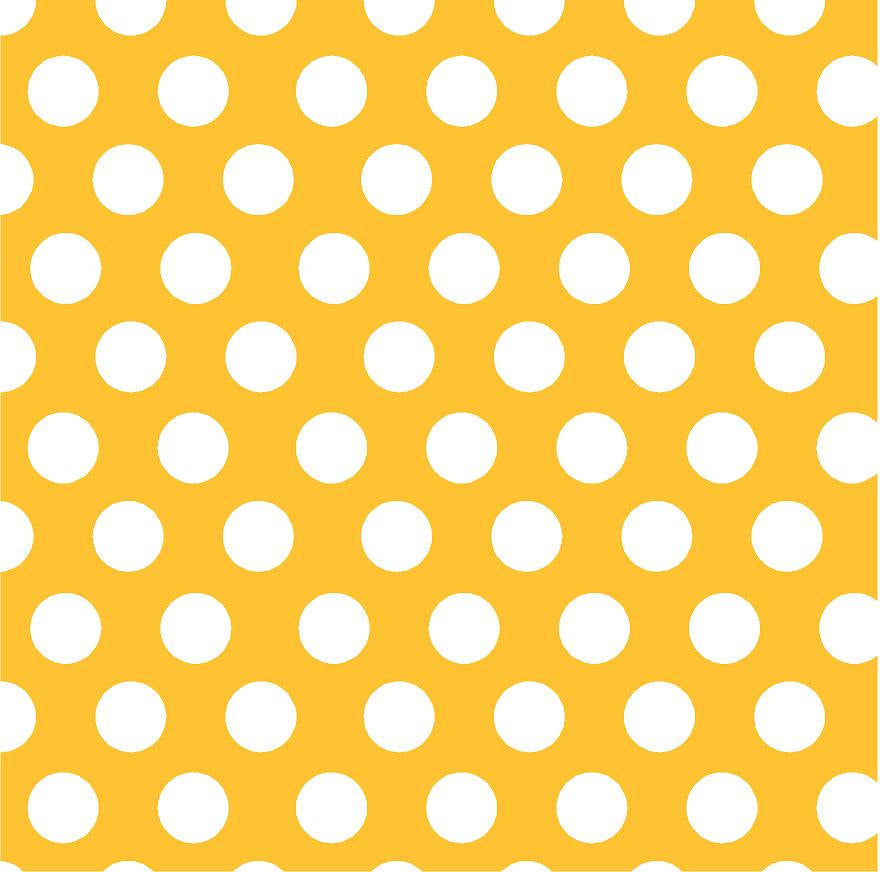 Yellow gold with white polka dots craft  vinyl - HTV -  Adhesive Vinyl -  large polka dot pattern HTV728