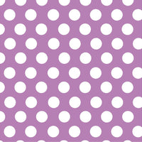 Orchid with white polka dots craft  vinyl - HTV -  Adhesive Vinyl -  large polka dot pattern