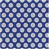 Navy with white and gray polka dots craft  vinyl - HTV -  Adhesive Vinyl -  large grey polka dot pattern HTV727