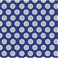 Navy with white and gray polka dots craft  vinyl - HTV -  Adhesive Vinyl -  large grey polka dot pattern HTV727