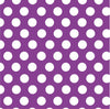 Purple with white polka dots craft  vinyl - HTV -  Adhesive Vinyl -  large polka dot pattern HTV738
