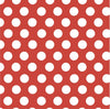 Brick red with white dots craft  burgundy dark red vinyl - HTV -  Adhesive Vinyl -  large white polka dot pattern HTV740 - Breeze Crafts