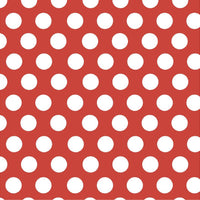 Brick red with white dots craft  burgundy dark red vinyl - HTV -  Adhesive Vinyl -  large white polka dot pattern HTV740 - Breeze Crafts