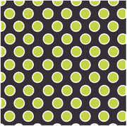 Polka Dots HTV Vinyl, Heat Transfer Vinyl or Outdoor Adhesive Vinyl Sheets,  White With Green Circles Patterned HTV Vinyl MD5 
