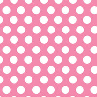 Pink with white polka dots craft  vinyl  - HTV -  Adhesive Vinyl -  large pink polka dot pattern HTV711