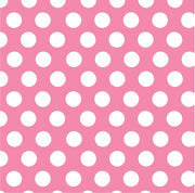 Pink with white polka dots craft  vinyl  - HTV -  Adhesive Vinyl -  large pink polka dot pattern HTV711