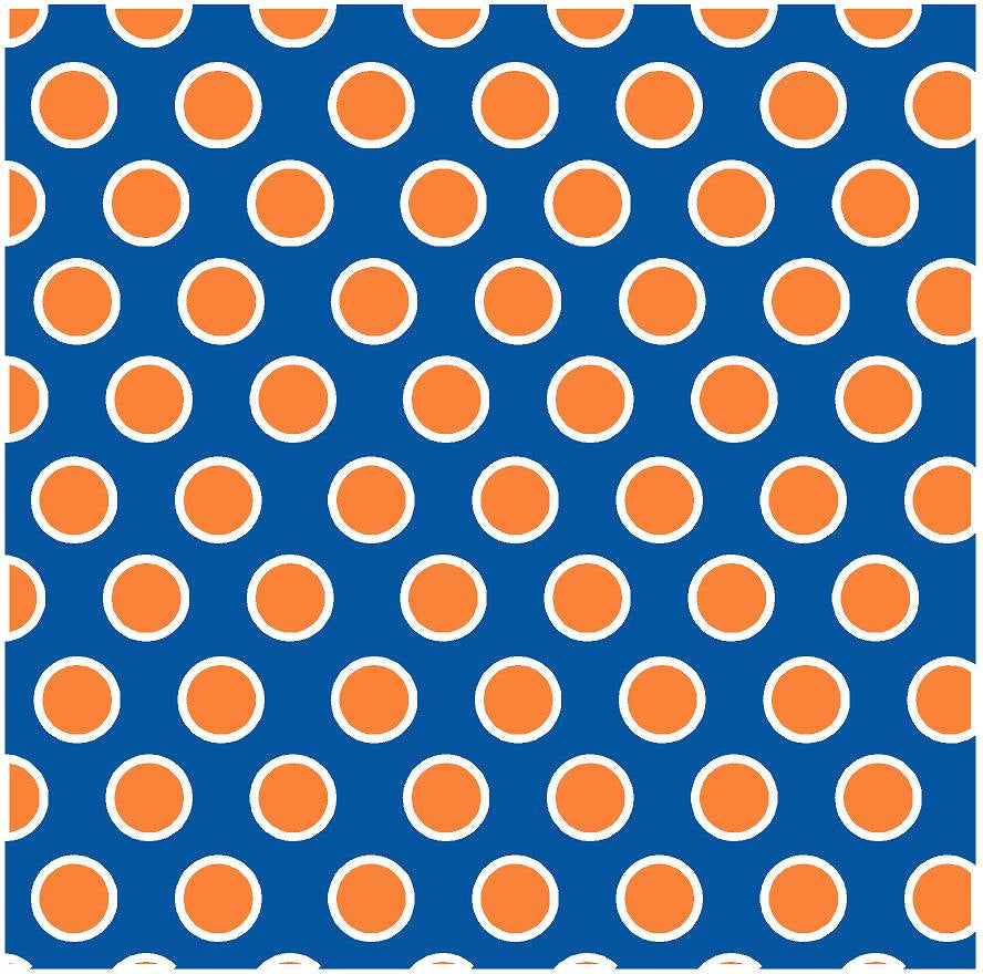 Orange Polka Dot Background