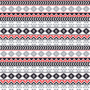 Gray black red and white tribal pattern craft  vinyl - HTV -  Adhesive Vinyl -  Aztec Peruvian pattern grey HTV921 - Breeze Crafts