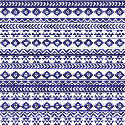 Navy and white tribal pattern craft  vinyl - HTV -  Adhesive Vinyl -  Aztec Peruvian pattern HTV928