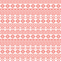 Coral and white tribal pattern craft  vinyl - HTV -  Adhesive Vinyl -  Aztec Peruvian pattern HTV904 - Breeze Crafts